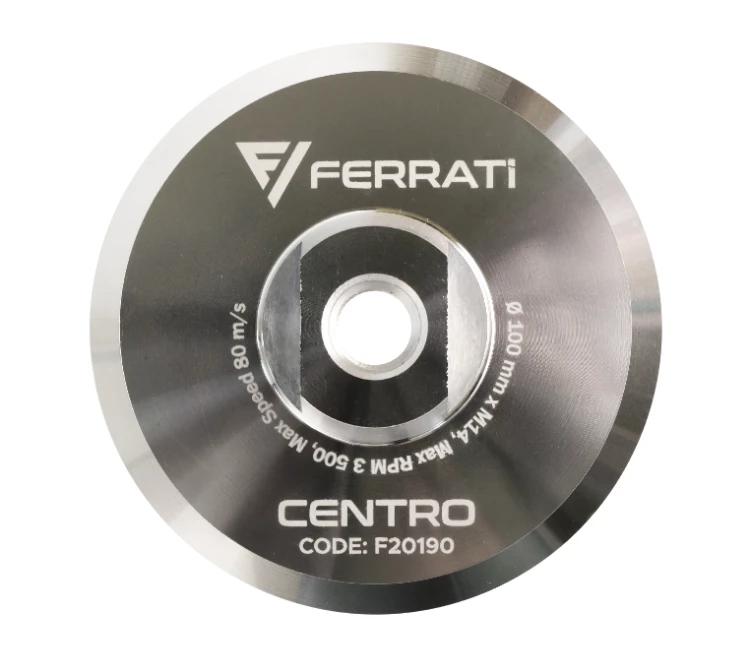 Uchwyt aluminiowy do padów polerskich M14F CENTRO FERRATI