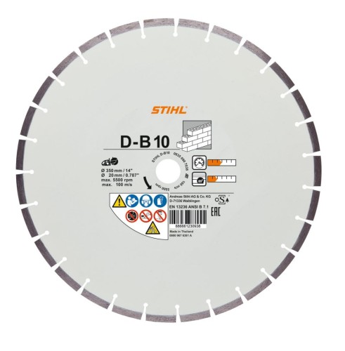 Tarcza diamentowa D-B10 350 mm / 14"