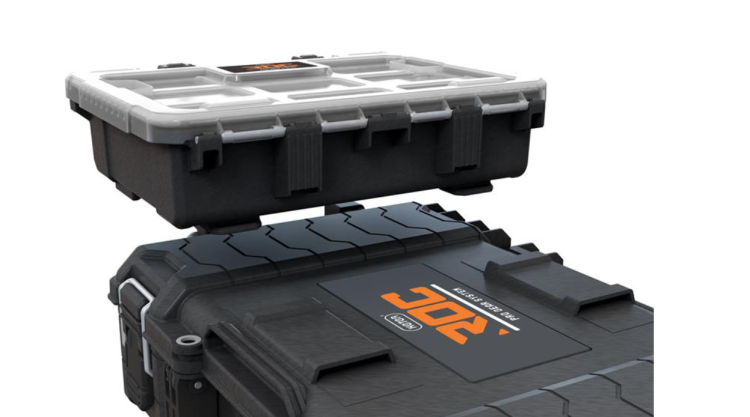 Keter ROC Pro Gear 2.0 Half Organizer Black