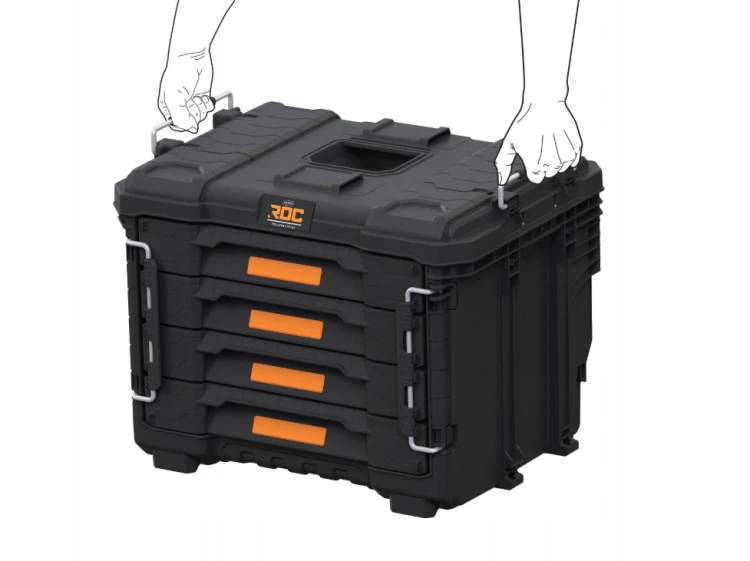 Keter ROC Pro Gear 2.0 Skrzynka XL 4 szuflady