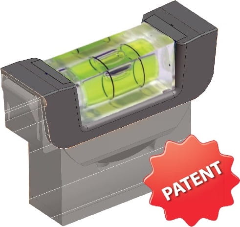 Poziomica aluminiowa pomarańczowa 60 cm