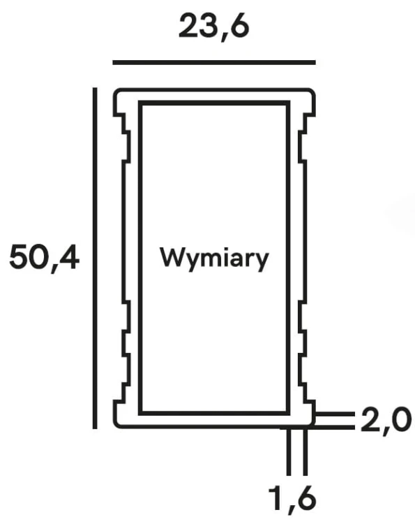 Poziomica aluminiowa pomarańczowa 200 cm