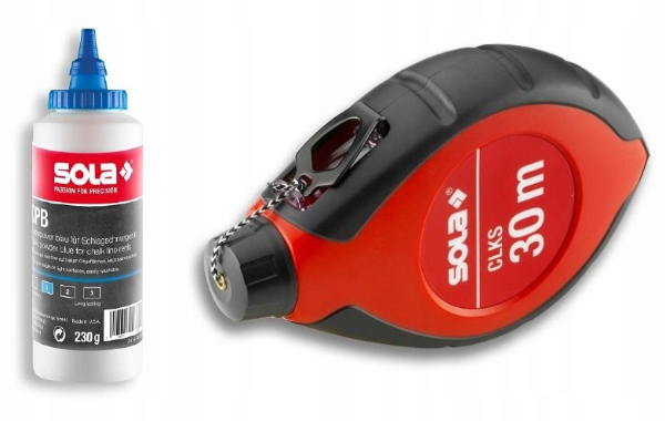 Sznurek murarski traserski 30m + kreda