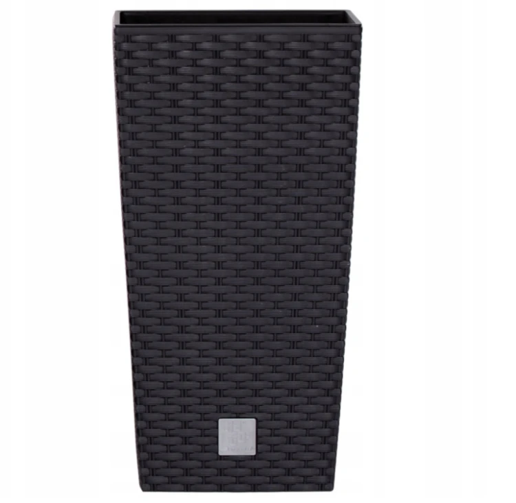 Doniczka RATO Square z wkładem antracyt