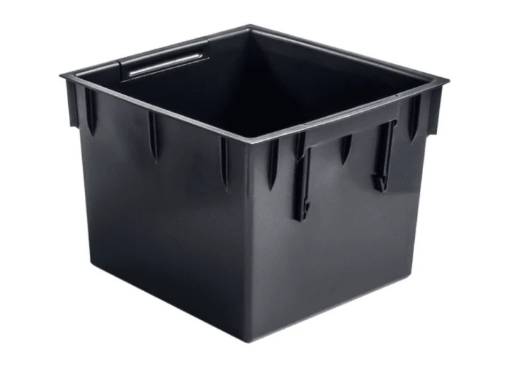 Doniczka RATO Square z wkładem antracyt