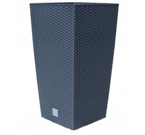 Doniczka Rato Square DRTS170 z wkładem antracyt