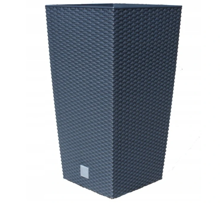 Doniczka Rato Square DRTS170 z wkładem antracyt