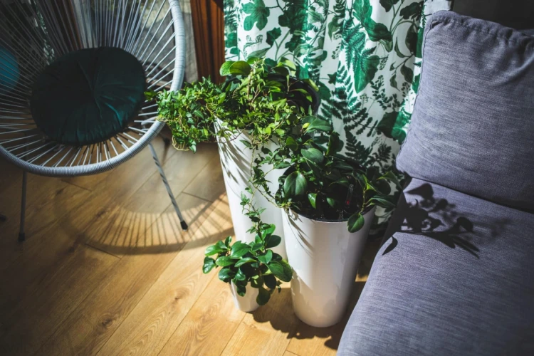 Doniczka Tubus Slim DTUS300 z wkładem biały mat