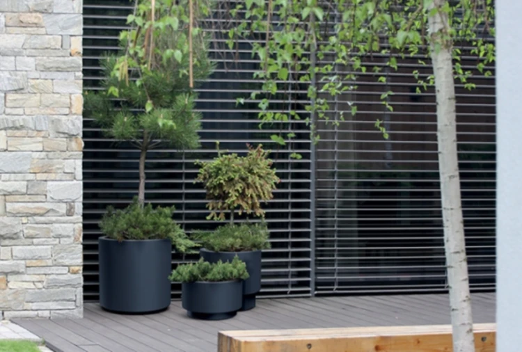 Doniczka HEOS DBHER300 z wkładem antracyt