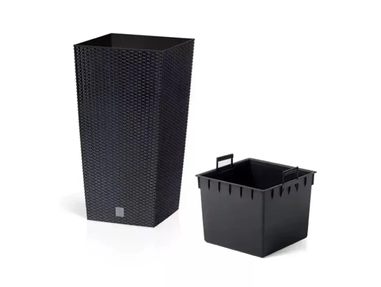 Doniczka Rato Square DRTS325 z wkładem antracyt