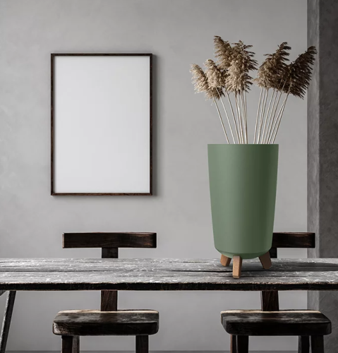 Doniczka DGTL240 Gracia Tubus Slime - antracytowy