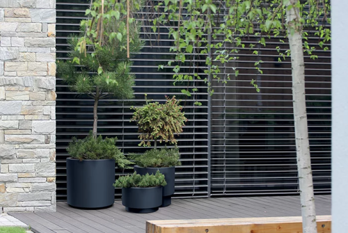 Doniczka DLHEN300 Heos - antracytowy