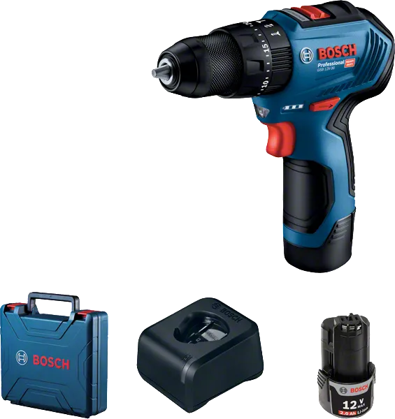 Wiertarko-wkrętarka GSR 12V-30 Professional 2x2,0Ah