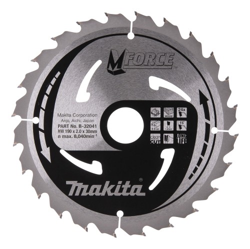 Tarcza B-32041 M-Force T.C.T. 190 x 30 mm 24Z
