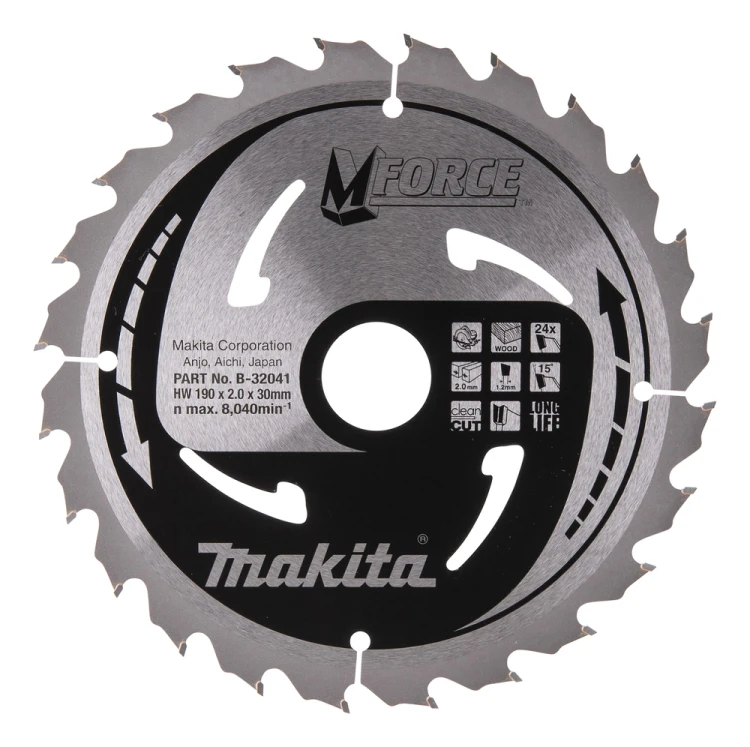 Tarcza B-32041 M-Force T.C.T. 190 x 30 mm 24Z