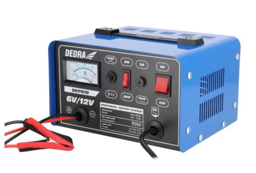 Prostownik DEDRA DEP010 6/12V 12-100Ah