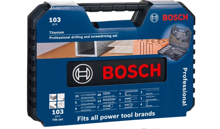 Zestaw wierteł i bitów Bosch V-Line 103 szt.