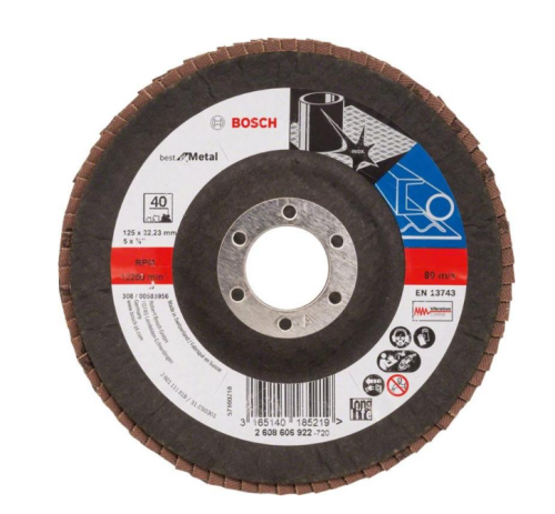 Tarcza listkowa Bosch X571 Best for Metal 125 mm K40
