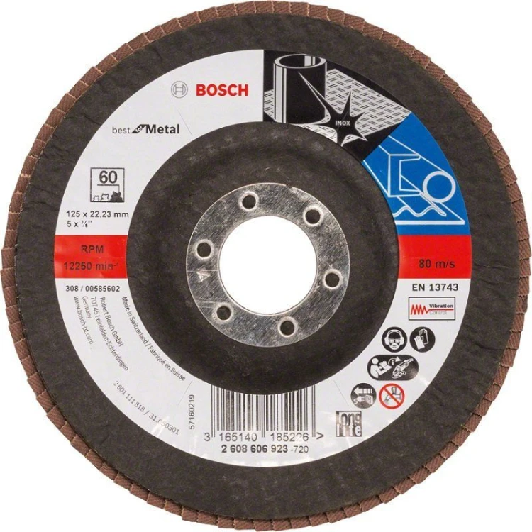 Tarcza listkowa Bosch X571 Best for Metal 125 mm K60