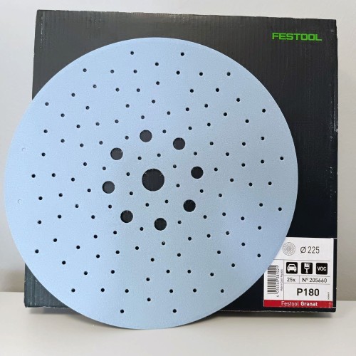 Krążek ścierny Festool STF D225/128 P180 GR Granat