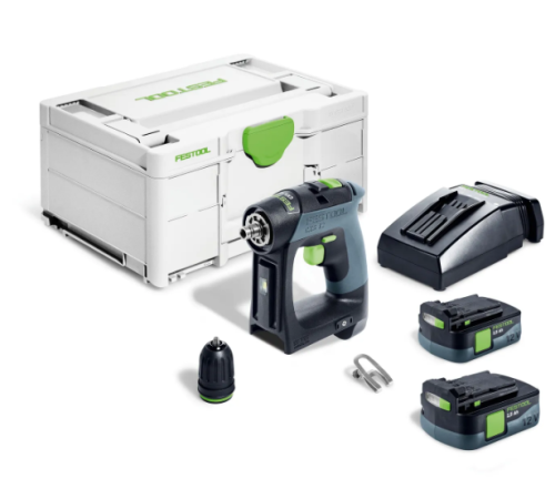 Akumulatorowa wiertarko-wkrętarka Festool CXS 12 2,5-Plus