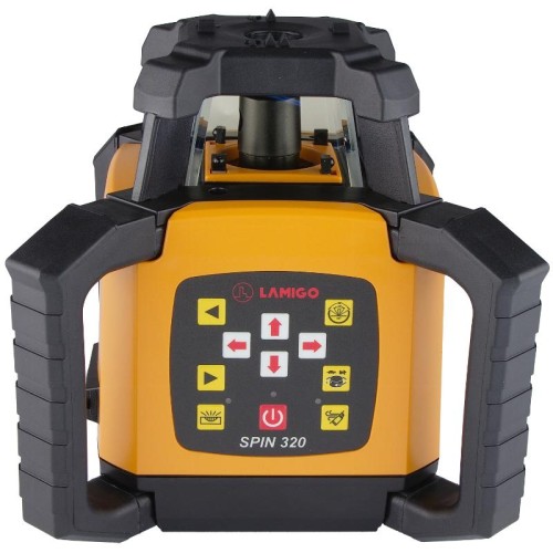 Niwelator rotacyjny Lamigo SPIN 320 SET z łatą LTL24 i statywem STLQ3M