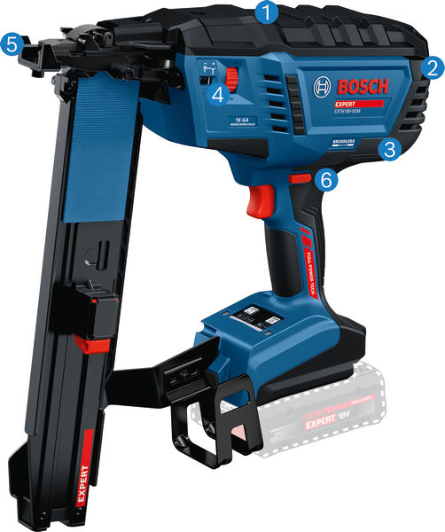 Akumulatorowy zszywacz do drewna EXPERT EXTH18V-50M