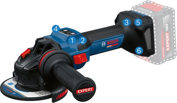 Szlifierka kątowa EXPERT EXWS18V-15S