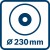 Akumulatorowa szlifierka kątowa EXPERT EXWS18V2-230P