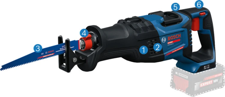 Akumulatorowa piła szablasta EXPERT EXSA18V-32
