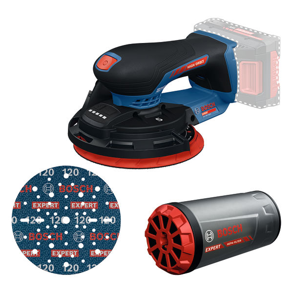 Akumulatorowa szlifierka mimośrodowa EXPERT EXEX18V-150-5