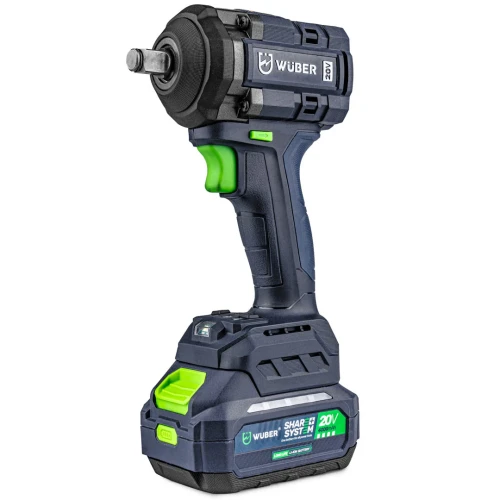 Klucz udarowy akumulatorowy WUBER bezszczotkowy 600 Nm 20 V SET