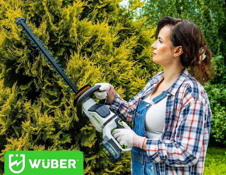 Nożyce akumulatorowe do żywopłotu WUBER 50 cm 20 V 2x2,0 Ah