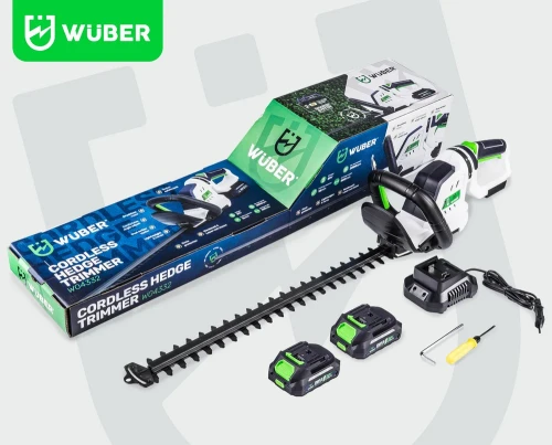 Nożyce akumulatorowe do żywopłotu WUBER 50 cm 20 V 2x2,0 Ah