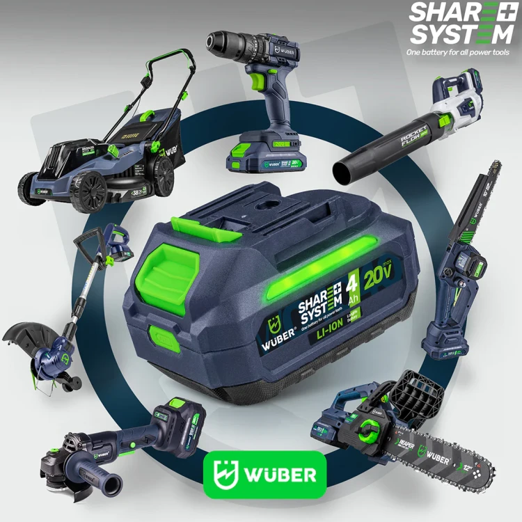 Akumulator bateria Share+ System Li-Ion 20 V 4.0 Ah WUBER