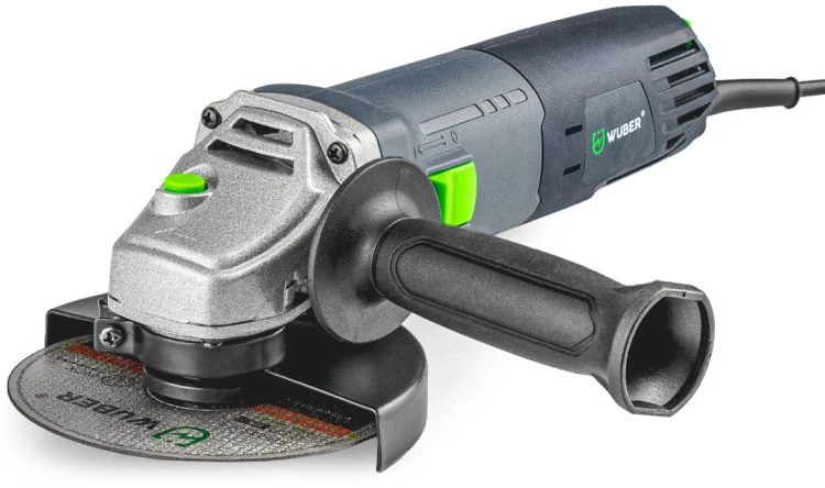 Szlifierka kątowa WUBER 125 mm 820 W z regulacją obrotów + 6 tarcz