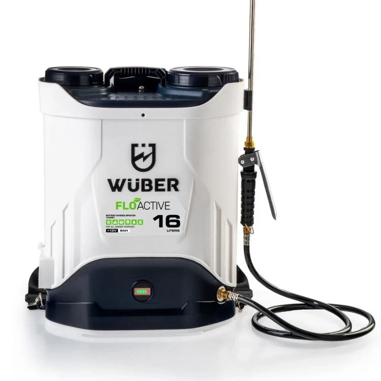Opryskiwacz akumulatorowy plecakowy WUBER 16 l 12 V 8 Ah z mikserem