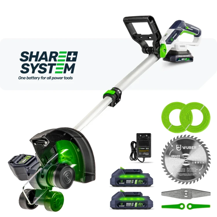 Podkaszarka akumulatorowa WUBER 3w1 20 V Share+ 2x2,0 Ah