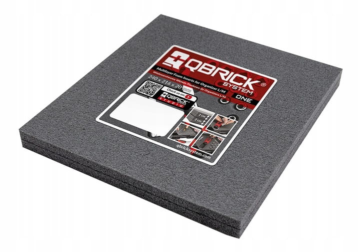 Wkład piankowy Qbrick System ONE Organizer M L dwuwarstwowy
