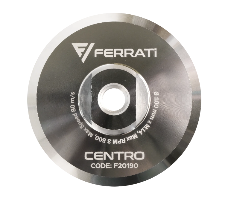 Uchwyt aluminiowy Ferrati CENTRO M14F 100 mm