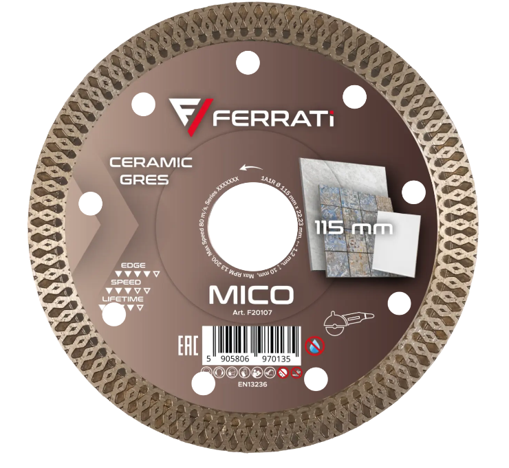 Tarcza diamentowa Ferrati MICO 115 mm