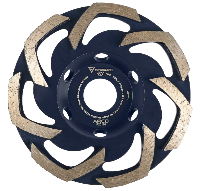 Tarcza diamentowa garnkowa Ferrati ARCO 125 mm