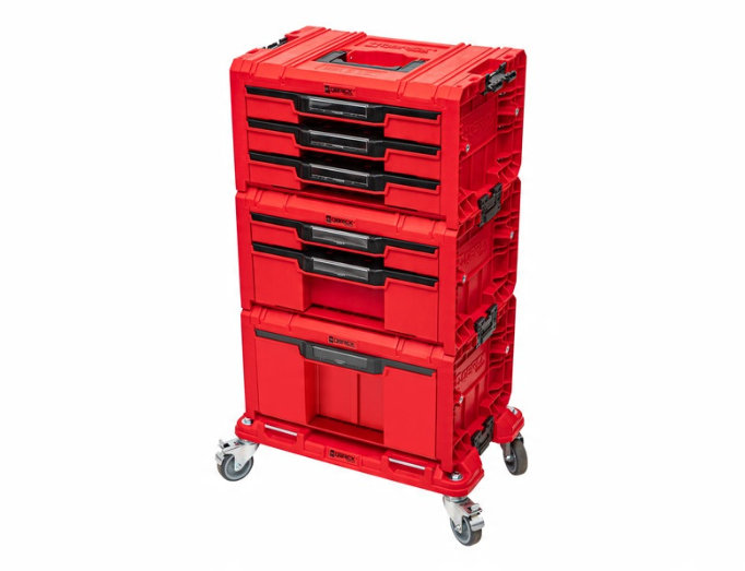 QBRICK SYSTEM PRO Drawer Workshop Set 6 2.0 Red Ultra HD