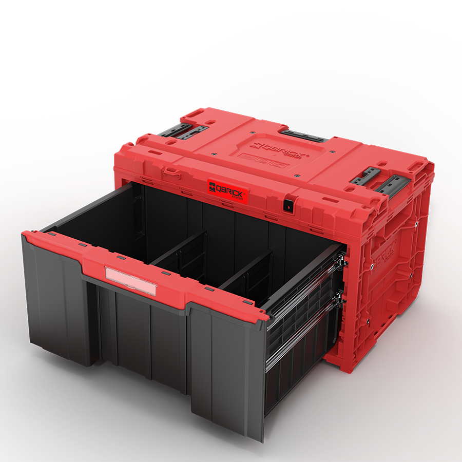 QBRICK SYSTEM ONE DRAWER 1 TOOLBOX 2.0 RED ULTRA HD