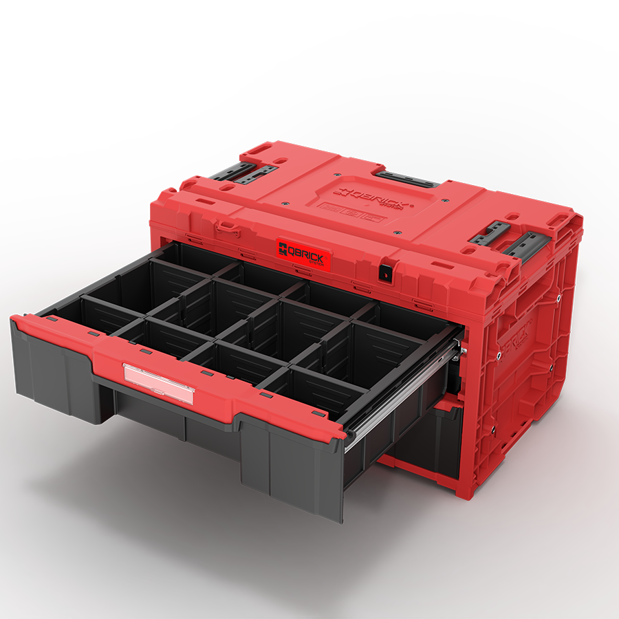 Qbrick System ONE Drawer 2 Toolbox 2.0 RED ULTRA HD