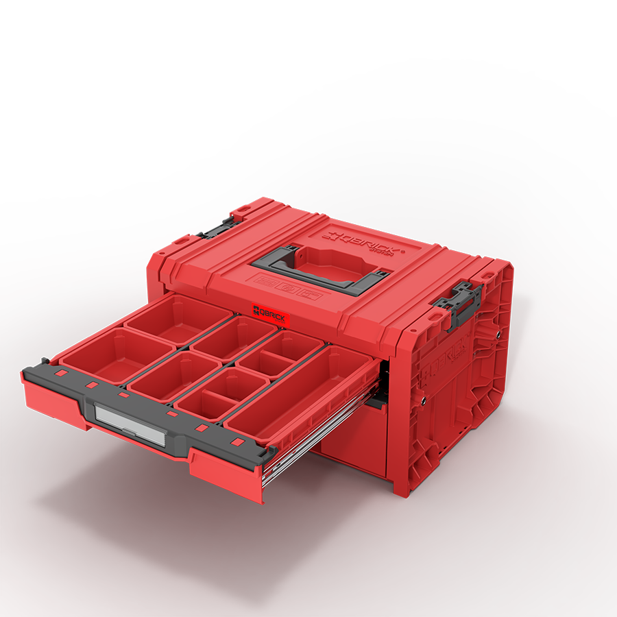 Qbrick System PRO Drawer 2 Toolbox 2.0 Expert Red Ultra HD