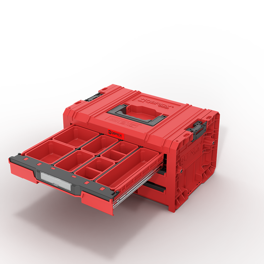 Qbrick System PRO Drawer 3 Toolbox 2.0 Expert Red Ultra HD