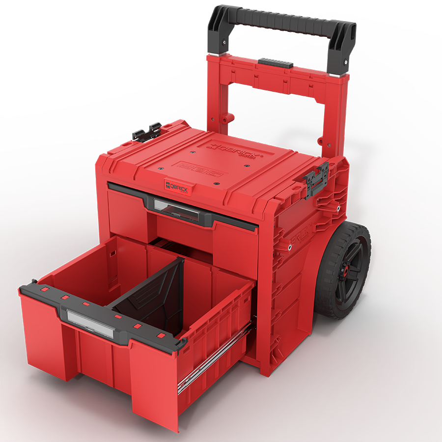 Qbrick System PRO Cart 2.0 Plus Drawer 2 RED ULTRA HD CUSTOM detal