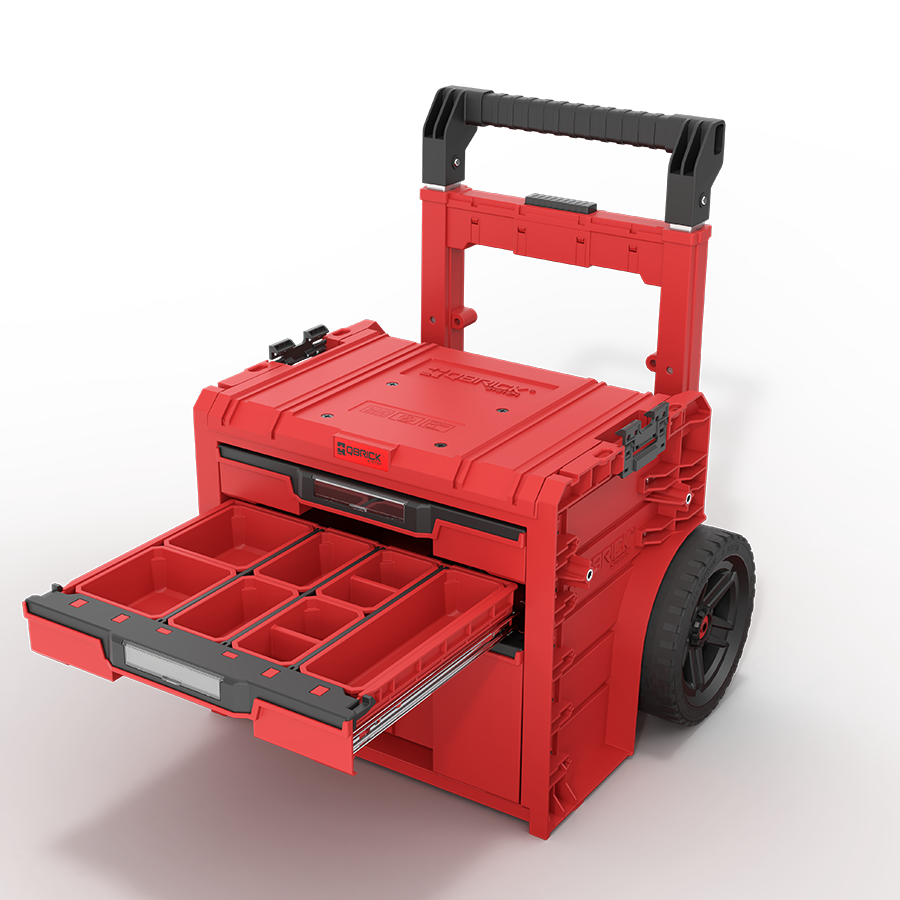 Qbrick System PRO Cart 2.0 Plus Drawer 3 RED ULTRA HD CUSTOM