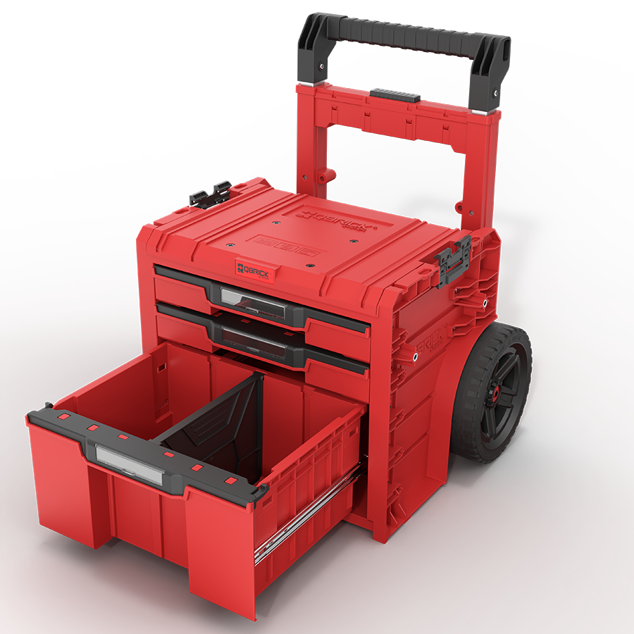 Qbrick System PRO Cart 2.0 Plus Drawer 3 RED ULTRA HD CUSTOM detal